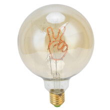 Becuri LED vintage cu capac din sticlă chihlimbar, soclu standard E26, lumină economică, fără reglare luminoasă, pentru corpuri decorative,