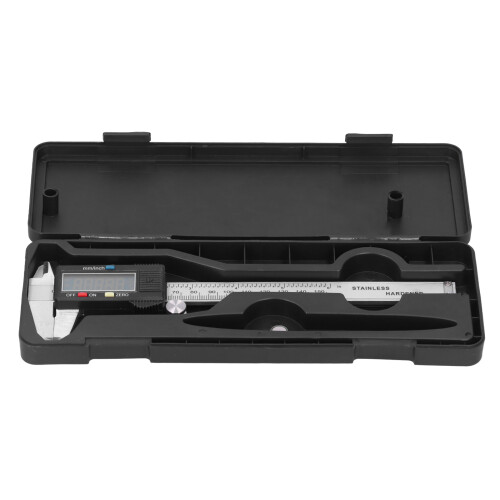 Zero Reset Function Digital Caliper Measuring Tool Stainless Steel Vernier Caliper Inch Metric Conversion Large LCD Screen High Measurement Accuracy 1