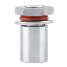 Stainless Steel Brewing Hardware, Weldless Kettle Bulkhead Mount for Homebrew, Non-Toxic Eco-Friendly Fittings, Compatible With NPT Ball Valve