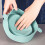 Green Silicone Foldable Popcorn Bucket, 12x11.5cm 4