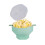 Green Silicone Foldable Popcorn Bucket, 12x11.5cm 5