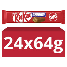 KitKat Chunky Duo Milk Chocolate Bars, 24 x 64 g