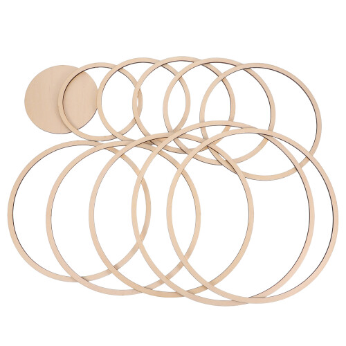 3Sets Round Wooden Pottery Tools Clay Modeling and Cutting Rail Set 2