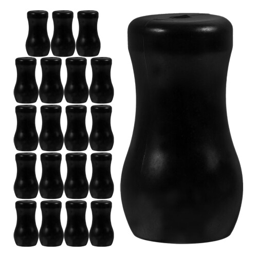 100Pcs Black PVC Window Blind Cord Pull Ends Sturdy Curtain Accessory 2