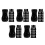100Pcs Black PVC Window Blind Cord Pull Ends Sturdy Curtain Accessory 4