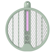 Portable Mosquito Trap Lamp, Outdoor Camping Insect Zapper, Foldable Electric Fly Swatter, 2In1Bug Zapper Racket With Rechargeable Battery