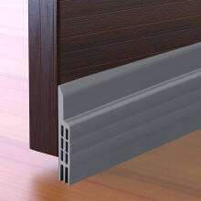 yao96266 1M Door Draft Excluder Strip, Self Adhesive Draft Excluder Tape Door Draught Seal For Door Soundproofing And Insulation (Gray)