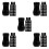 100Pcs Black PVC Window Blind Cord Pull Ends Sturdy Curtain Accessory 6