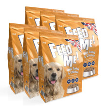 HiLife FEED ME! - Complete Dry Dog Food - Turkey Chicken Bacon Vegetables - Soft Moist & Meaty, 12kg