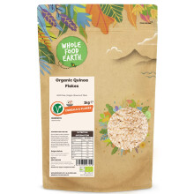Wholefood Earth Organic Quinoa Flakes ? 2 kg | GMO Free | Vegan | Source of Fibre | Certified Organic
