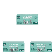Scrumbles Natural Wet Dog Food Multipack, 6x 395g Variety Pack (Pack of 3)