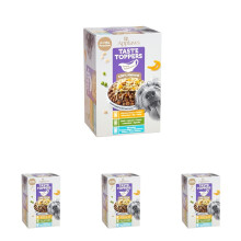 Applaws Natural Wet Dog Food Pouch, Grain Free Mixed Selection in Gravy 6 x 85g Pouches (Pack of 4)
