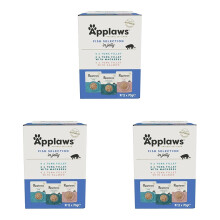 Applaws Natural Wet Cat Food Pouch, Fish Selection in Jelly 70 g (12 x 70 g Pouches) (Pack of 3)