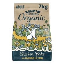 Lily?s Kitchen Made with Natural Ingredients Adult Dry Dog Food Organic Chicken Bake Balanced Nutrition 7kg