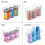 BPA-Free Recycled Plastic Organizer Bin, Space-Maximizing Design with Versatile Storage Options, Stackable Storage Bin Clear Plastic Construction for 5