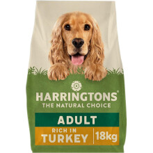 Harringtons Complete Dry Adult Dog Food Turkey & Veg 18 kg - Made with All Natural Ingredients
