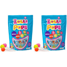 Zollipops The Clean Teeth Pops, Anti Cavity Lollipops, Delicious Assorted Flavors, 5.2 ounces, 25 Count (Pack of 2)