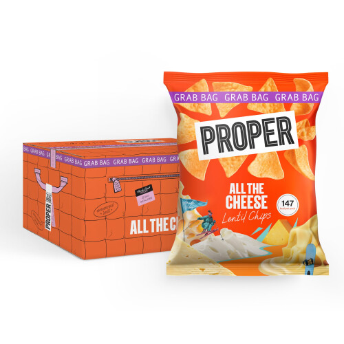 PROPER Chips All the Cheese Lentil Chips 30 X 31g