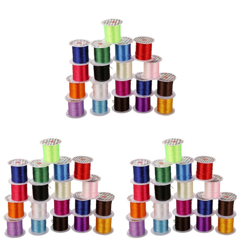 Elastic Thread Assorted Colors for Jewelry and Craft Use 2