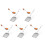 5Pcs Multi-Function Stainless Steel Colander Ladle for Home Cooking 8