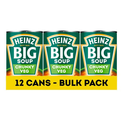 Heinz Heinz Big Soup Chunky Vegetable 12x400g