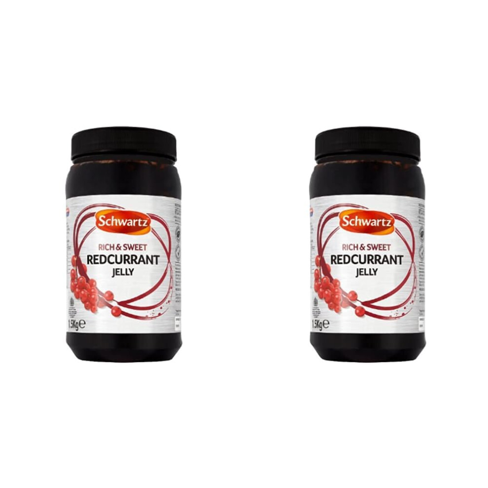 Schwartz Redcurrant Jelly 1.5Kg (Pack Of 2)