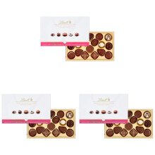 Lindt Master Chocolatier Collection - 18 Assorted Milk, Dark and White Chocolates, Medium Box, 184g - Gift Present or Sharing Box - Mother's Day,