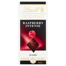 Lindt Excellence Dark Raspberry Chocolate Bar, 100g ? (Pack of 9)
