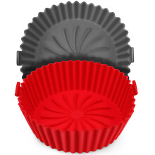 2 pcs silicone air fryer baking liner for kitchen use