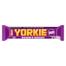 Nestl? Yorkie Raisin and Biscuit Duo Milk Chocolate Bars, 24 x 66 g