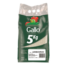 Riso Gallo Vegan Riso Arborio Rice, 5 kg (Pack of 1)