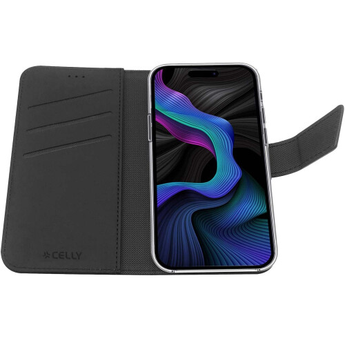 Wally Wallet Case Galaxy S23 FE Schwarz 2