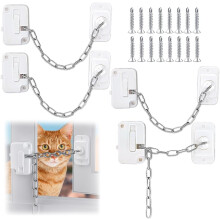 yao96266 4PCS Window Locks, Window Safety Locks , Window Restrictor Safety Locks , Self Adhesive, Adjustable Window Lock No Drilling