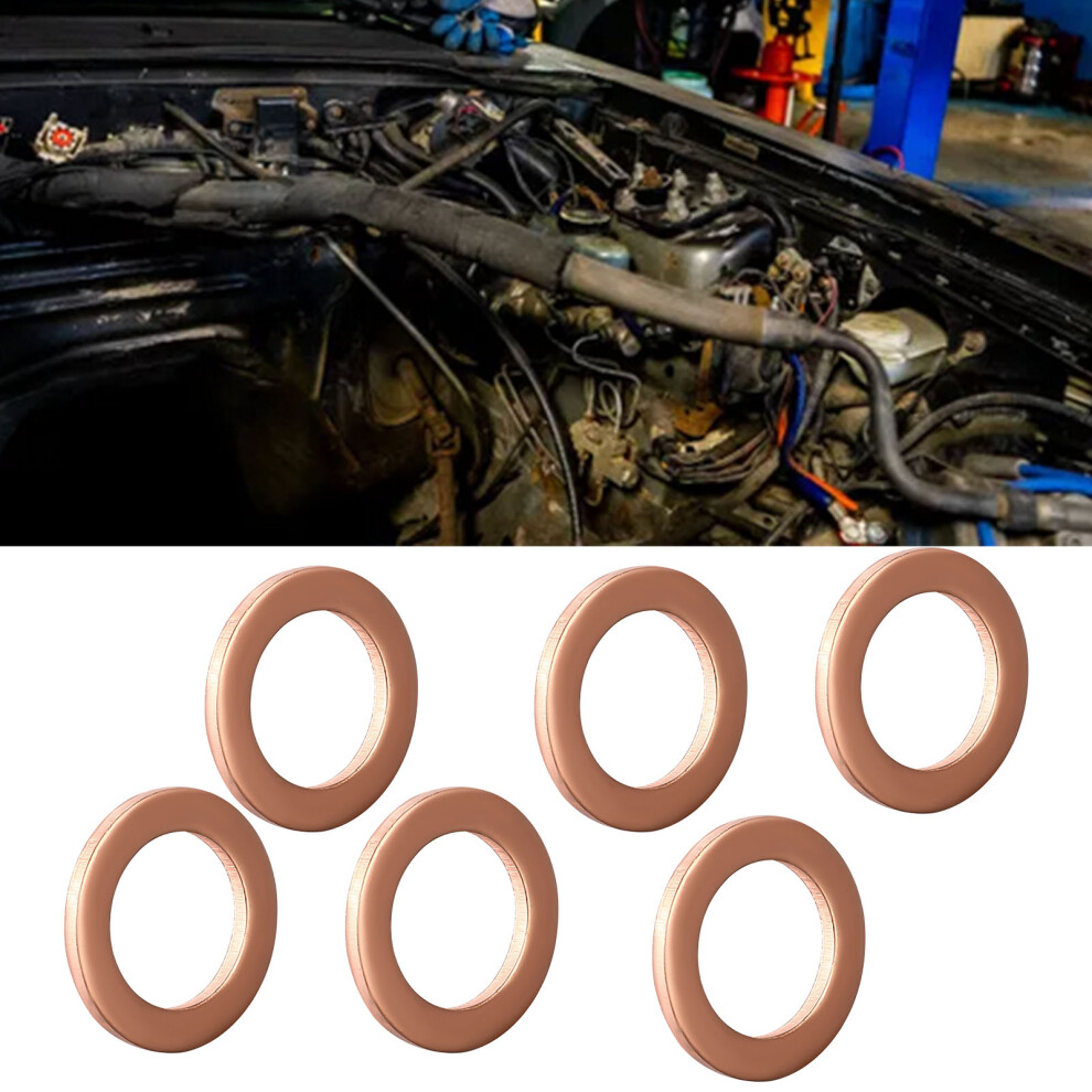 Flat Copper Washers M5-M14 200 Piece Kit 7055741759352