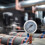 2Pcs Car Air Pressure Gauge Npt Thread Double Scale Assorted Color 3