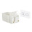 White Adhesive Bathroom Cosmetics Organizer, 4 Compartments 5