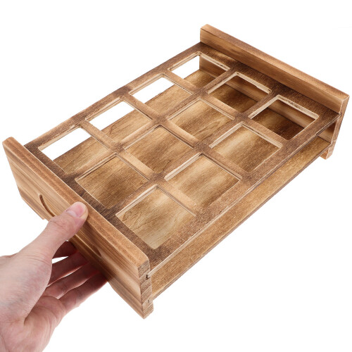 Storage Halter Holz Weinglas Tasse Vielseitig 2