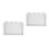 2Pcs White Plastic Mold Cement Tool for DIY Handy Brick Craft 5
