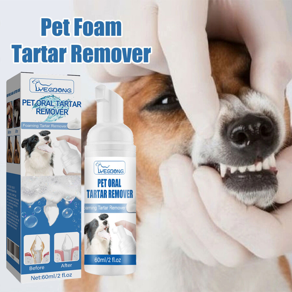 Yegbong Pet Tartar Remover Removes Tartar, Teeth, Bad Breath, Cleans Teeth, Cleans Teeth, And Cleans Teeth With Oral Foam Yellow