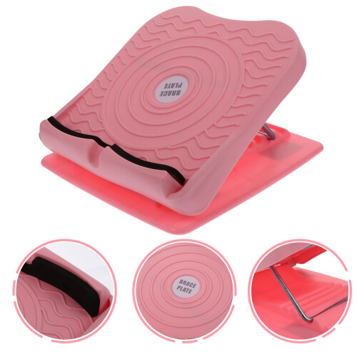 2Pcs Pink Foot Calf Foldable ABS Slant Board Exercise Device 1