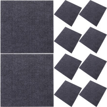 10pcs Self-Adhesive Peel and Stick Floor Tiles Removable Mats