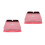 2Pcs Pink Foot Calf Foldable ABS Slant Board Exercise Device 9