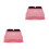 2Pcs Pink Foot Calf Foldable ABS Slant Board Exercise Device 10