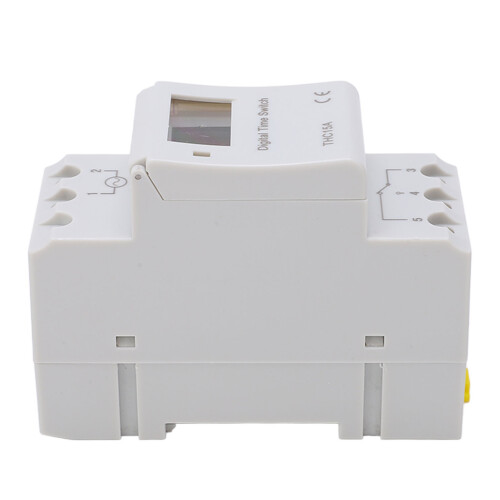 Full Time Range Programmable Timer Time Relay Switch Digital LCD Power Programmable Timer With17Times Daily Weekly Program High Precision 2