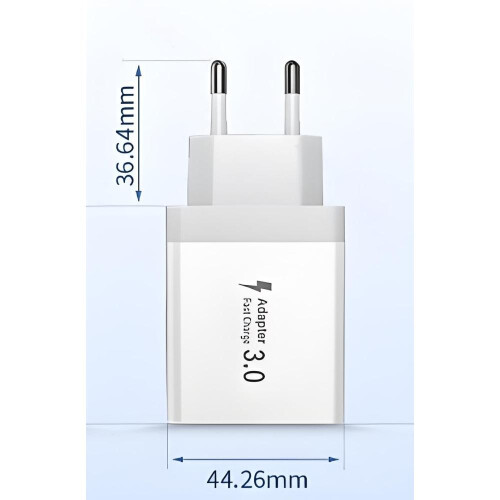 Φορτιστής USB υψηλής απόδοσης για σύγχρονες συσκευές, ευρεία συμβατότητα, 1