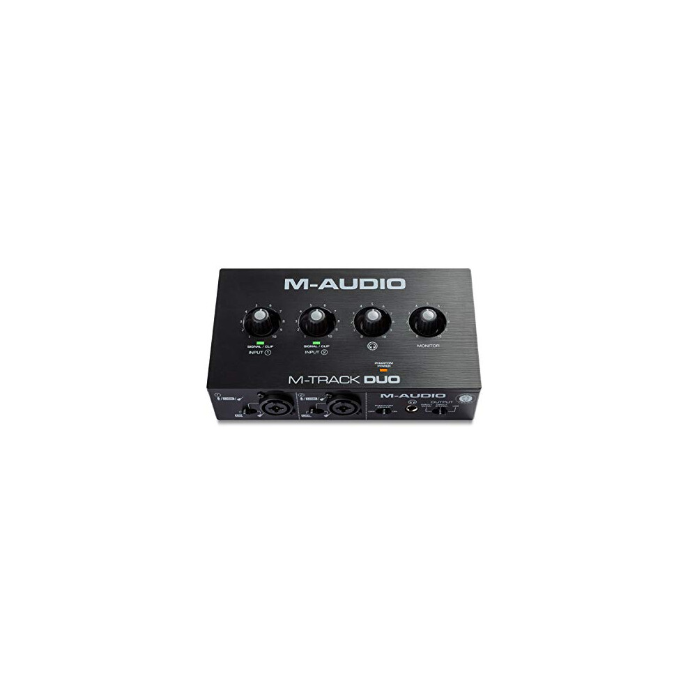 M-Audio M-Track Duo Usb Audio Interface For Recording, Streaming And Podcasting With Dual Xlr, Line And Di Inputs, Plus A Software Suite Included 96091012
