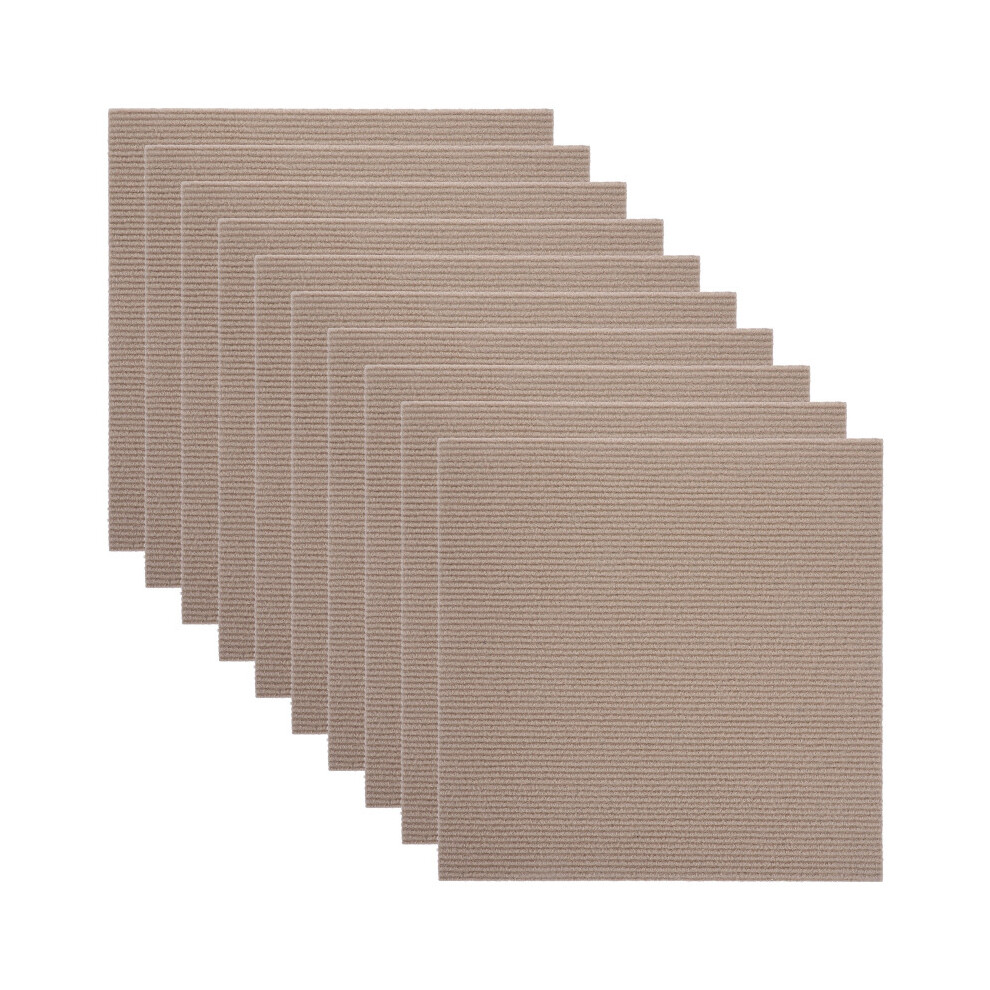 10Pcs Self-Adhesive Carpet Floor Tiles Peel And Stick Mats 3081833738565