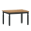 Mercers Furniture Corona Charcoal Small Extending Dining Table & 4 Chairs 4