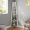 Mercers Furniture Corona White Corner Ladder Bookcase 1