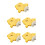 5Pcs Solid Wood Parrot Perches Yellow Chewable Bird Cage Accessories 4